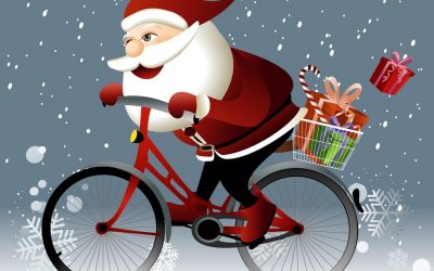 «Bike with Santa» – Χριστουγεννιάτικη ποδηλατοβόλτα στους γιορτινούς δρόμους του Αιγίου
