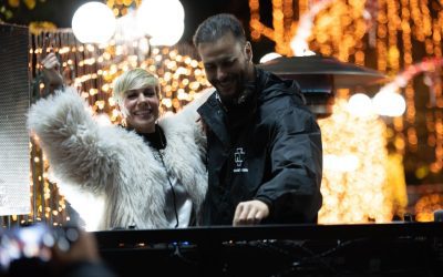 Ξεσήκωσαν το Πάρκο των Χριστουγέννων η Ράνια Κωστάκη και ο DjStava